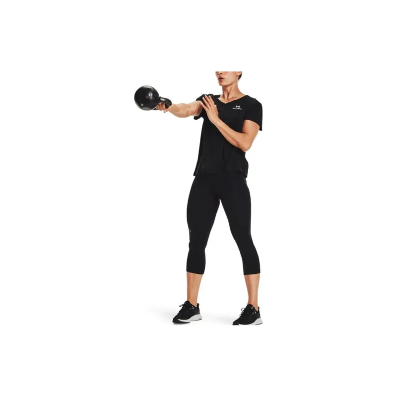 Under Armour Drop Shoulder Sleeve T Shirt Women's Black-4