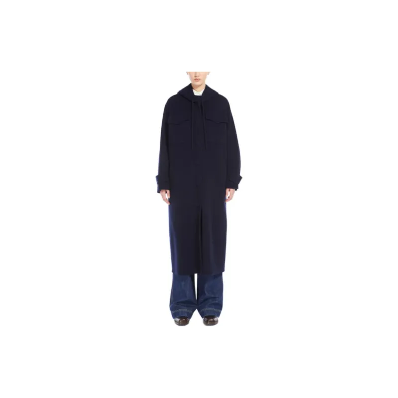 WEEKEND MaxMara Coat Women's Dark Blue-1