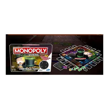 Hasbro Real Estate Tycoon  Voice Control Bank Monopoly Chess Of Power Board Games