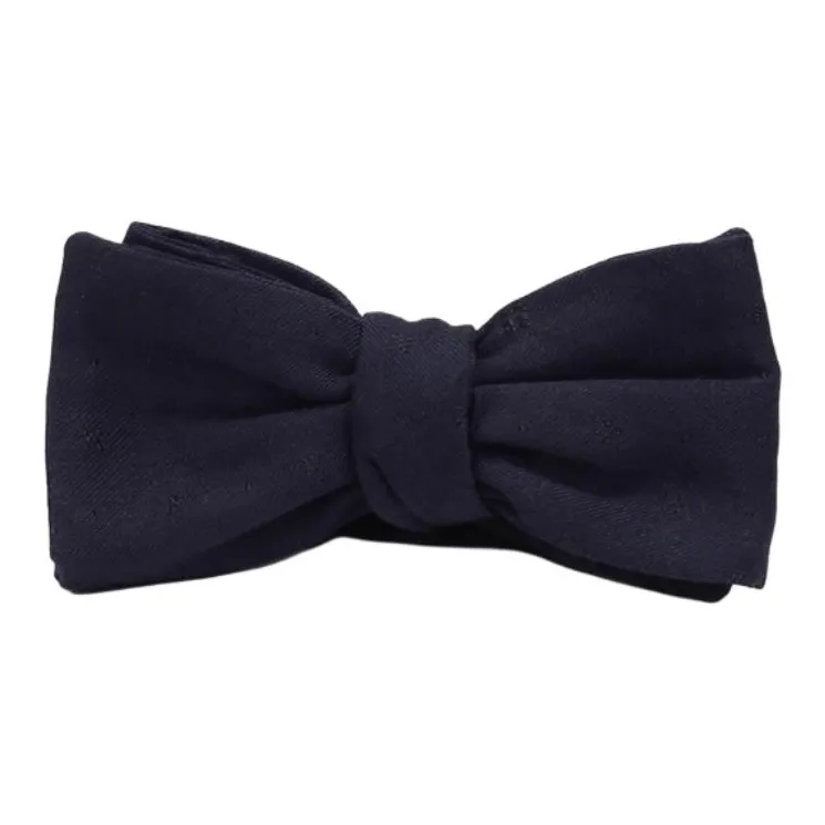 GIVENCHY Wool Silk Ties Men's Navy-0