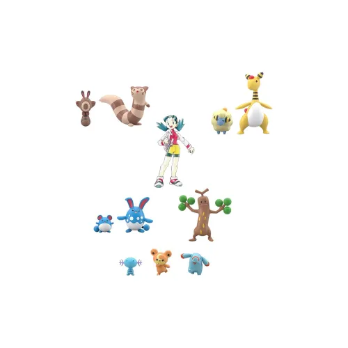 BANDAI SW Pokémon Scale World City Area 2 Uroo Teddiursa Chibi Figures