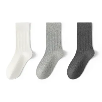 SHIWAJI Mid Calf Socks Women's 3 Pack