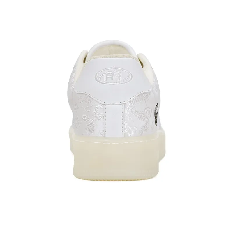 MR.A Country Style Series Low Top Skateboard Shoes Men's White-2