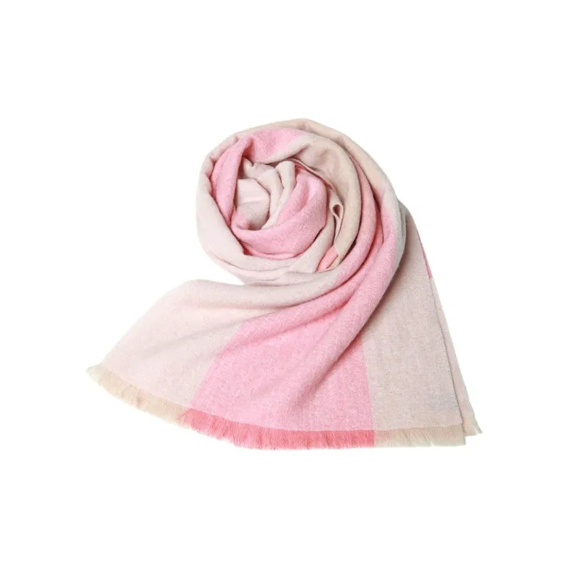 H YXIANG 100% Cashmere Knit Scarves Women's-3