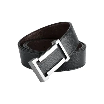 PISHUSHU Cow Leather Leather Belts Men's 3.5cm