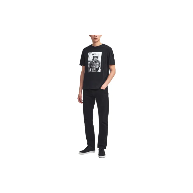BARBOUR International Graphic Printed T Shirt-1
