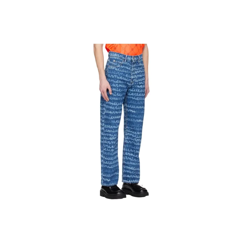 MARNI Straight Leg Printed Denim-4