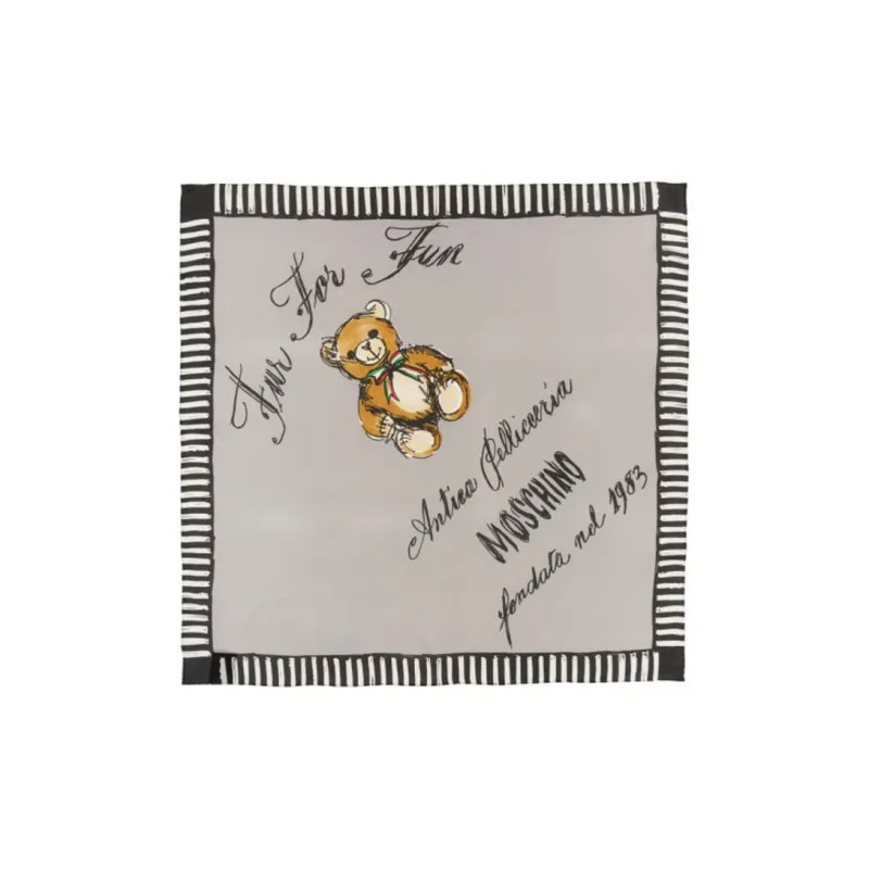 MOSCHINO Teddy Bear-motif Scarf-0