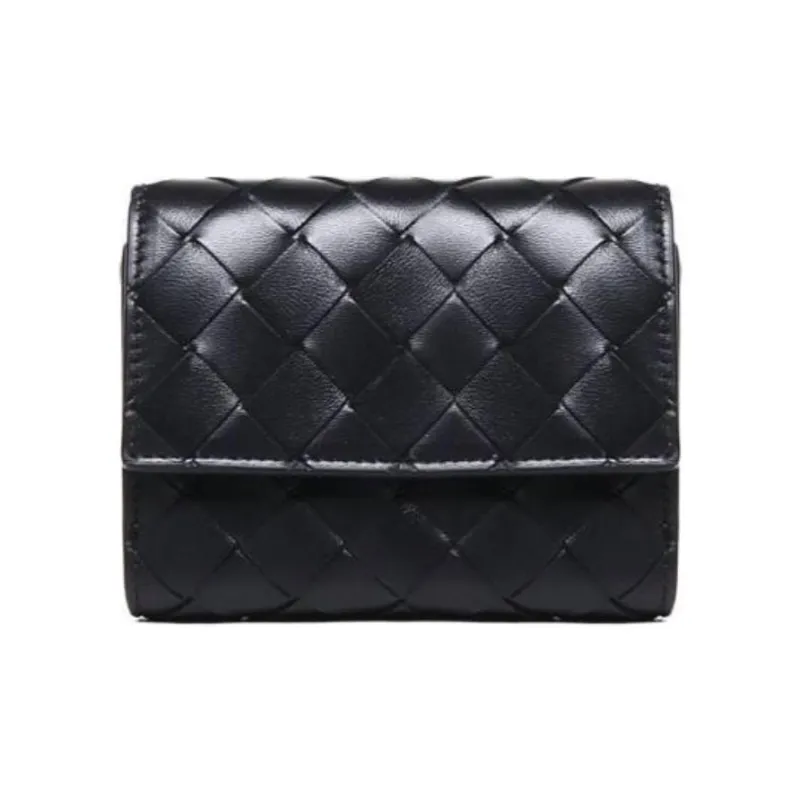 Bottega Veneta Weave Motif Bifold Wallet-0
