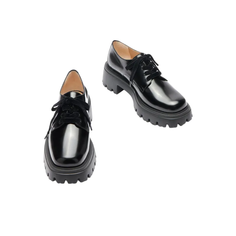 Stuart Weitzman/SW Casual Single Shoes 5cm Women's Black-3