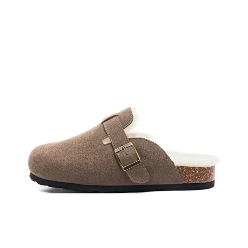 Warrior Abrasion Resistant Slip Resistant Wrap toe Slippers Women's Brown