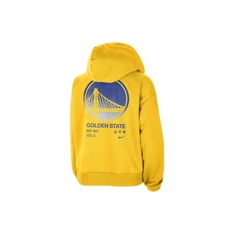Nike Golden State Warriors Standard Issue Women's Nike Dri FIT Nba Pullover Hoodie-1