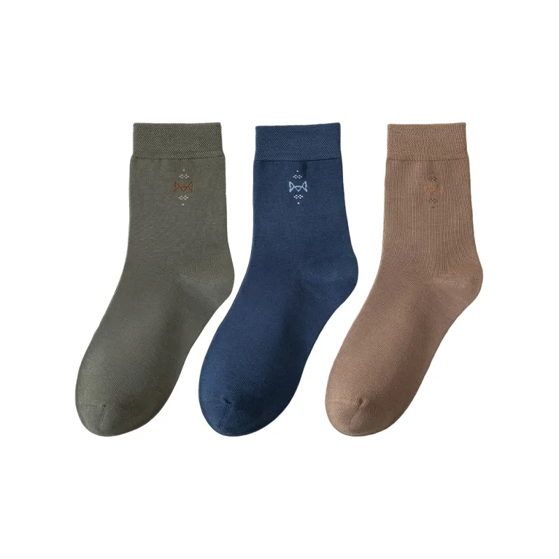 MIIOW Mid Calf Socks Men's Combo Set-10
