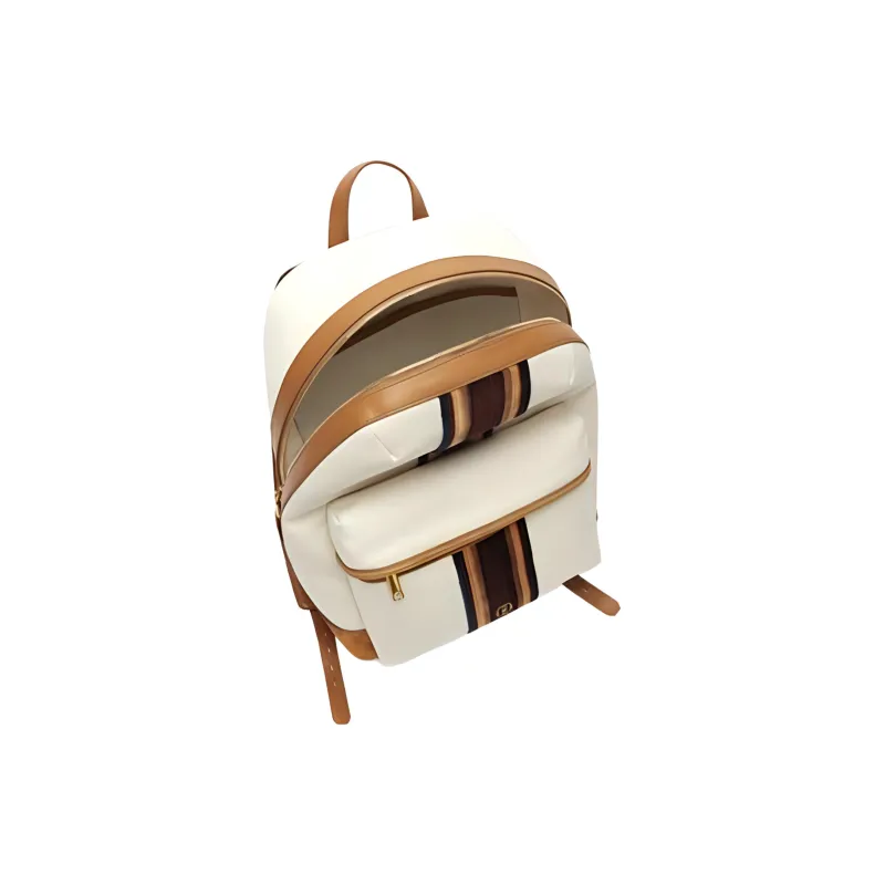 BALLY Cow Leather Backpack Large Size Men's Nude-4