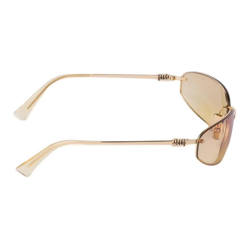 MIU MIU Gradient Lens Metal Sunglasses-2