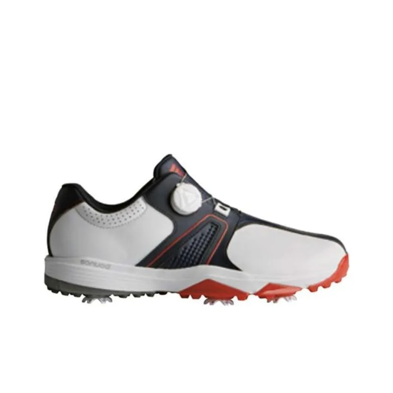 Adidas 360 Anti-Slip Wear-Resistant Low-Top Golf Shoes Men's White-1
