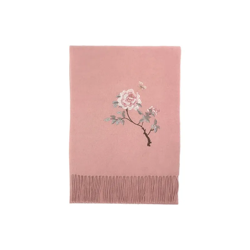 Hang Silk Road 100% Sheep Wool Knit Scarves Women's-0