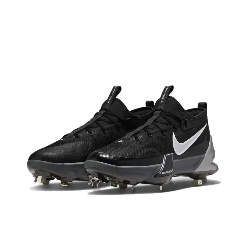 Nike Force Zoom Trout 9 Elite Black Anthracite White Metallic Silver-2