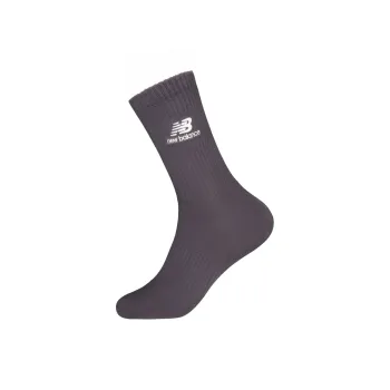 New Balance Mid Calf Socks Unisex 1 Pack Black Asphalt Cyan