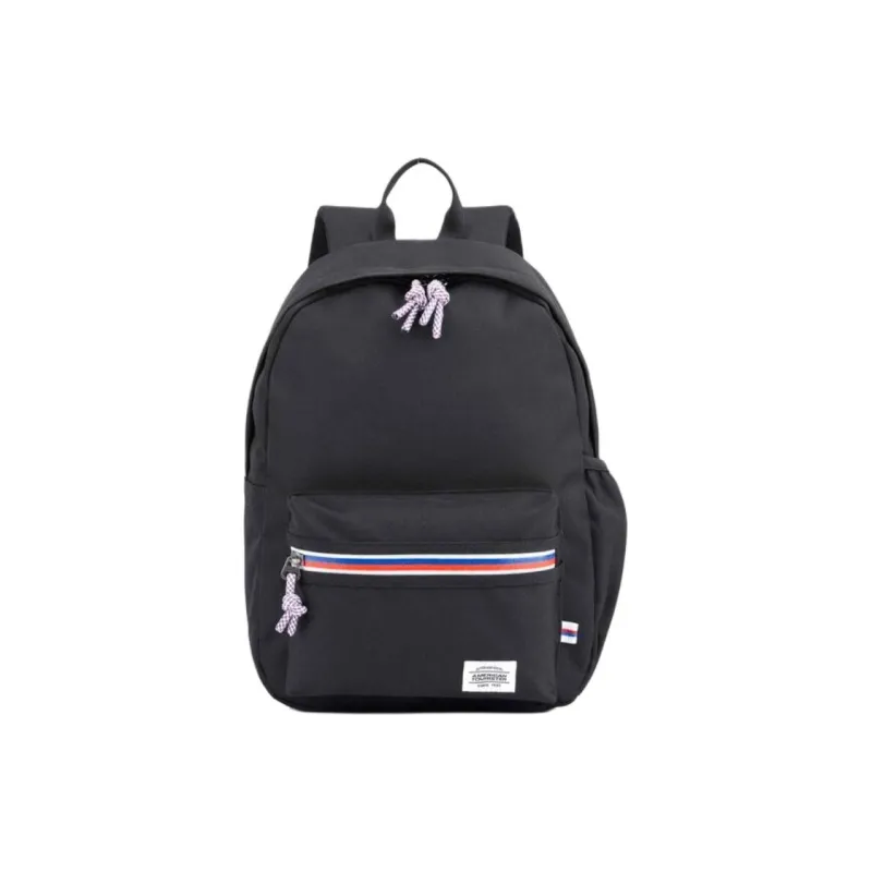 AMERICAN TOURISTER Polyester Backpack Medium Size Kids' Black-0