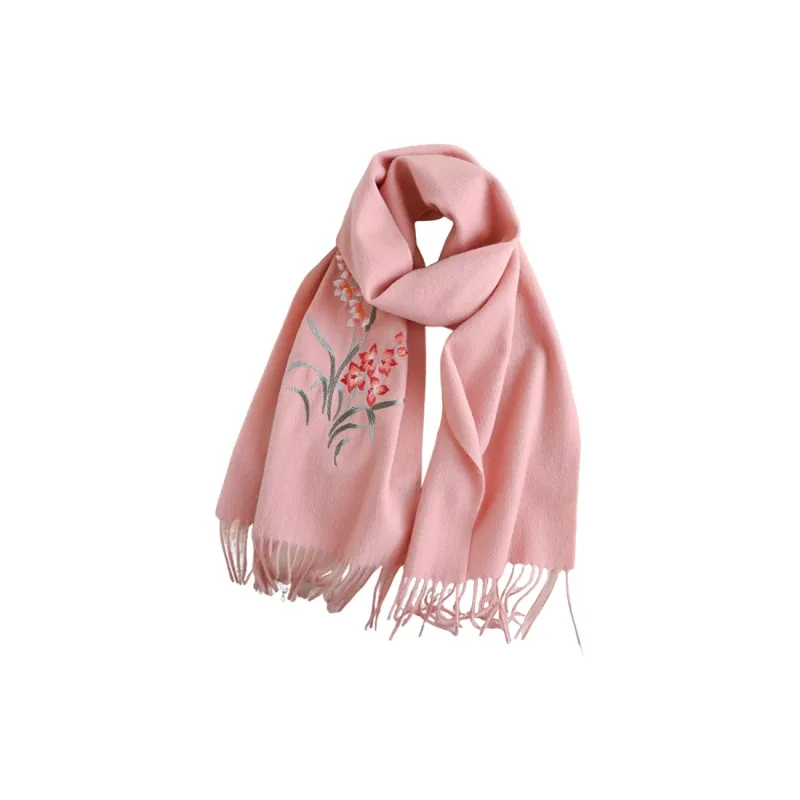 Hang Silk Road Wool Knit Scarves Women's-2