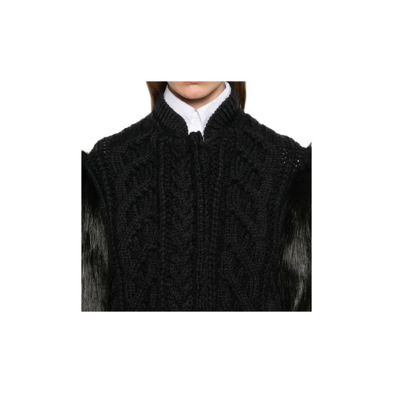 Givenchy Faux fur Trim Cardigan-4