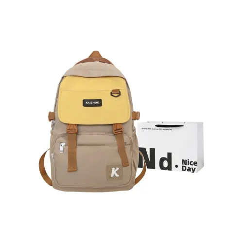 SWIMADE Nylon Laptop Bag Backpack Regular Men's Caramel/Black/Khaki/Green