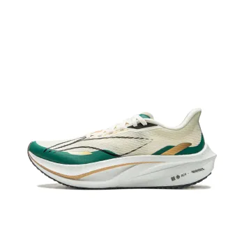 LINING Feidian 4 Challenger Running Shoes Women's Low Top Beige Green
