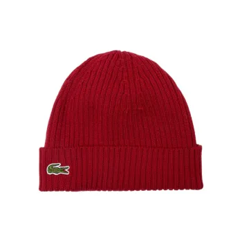 LACOSTE Logo patch Wool Beanie