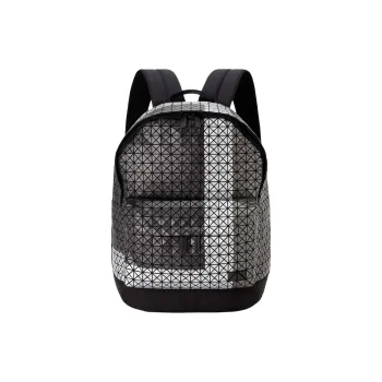 ISSEY MIYAKE PU Backpack Unisex Bronze Mixed