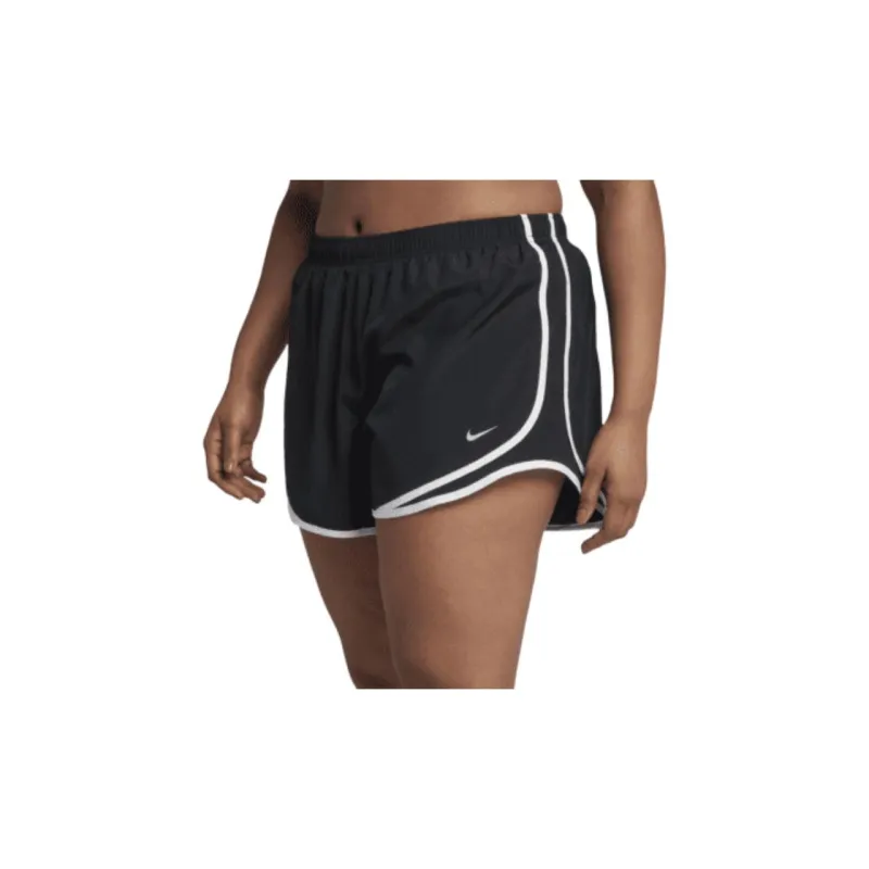 Nike Tempo Casual Shorts Women's Black White/Wolf Gray-2