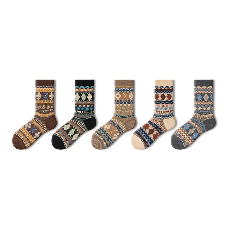 Primeet Mid Calf Socks Men's 5 Pack-0