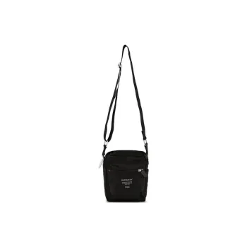 Marimekko Nylon Portable Crossbody Bag Shoulder Bag Unisex Black