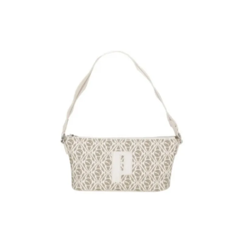 PUMA Artificial Leather Shoulder Bag Regular Women's Ecru-0