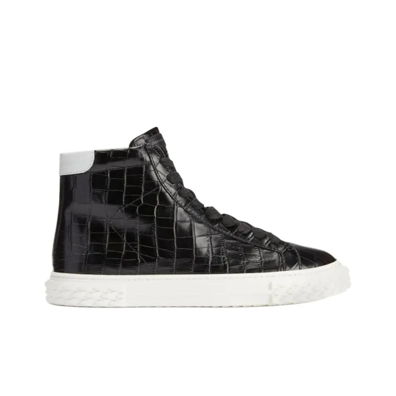 Giuseppe Zanotti Crocodile effect Blabber Sneakers-1