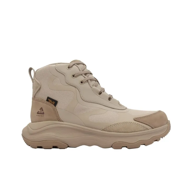 Teva GEOTRECCA RP Anti-Slip Wear-Resistant High-Top Hiking Shoes Women's Khaki-1