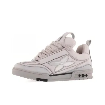 LOUIS VUITTON Skate Low Top Skateboard Shoes Men's Beige