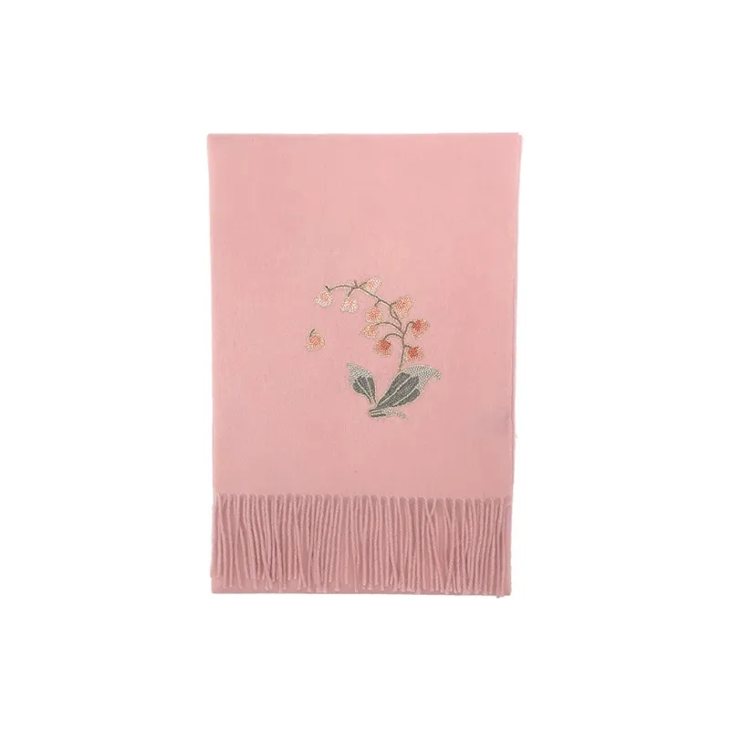 Hang Silk Road 100% Sheep Wool Knit Scarves Women's-2