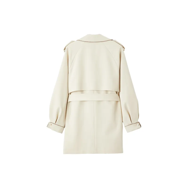 XIANGYING Trench Coats Women's-1
