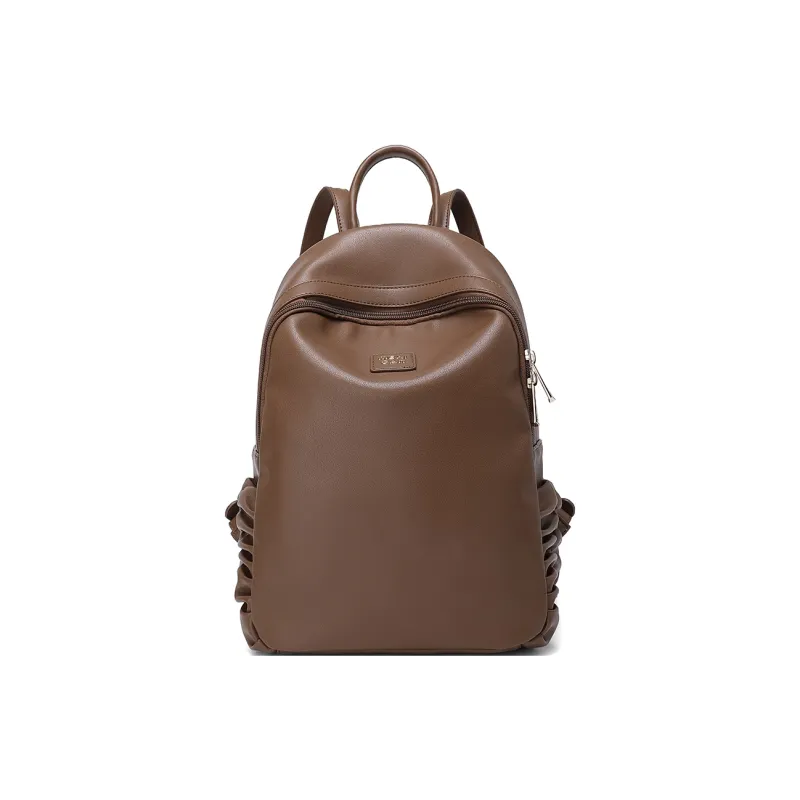 MEXICAN PU Backpack Regular Women's Black/Coffee-6