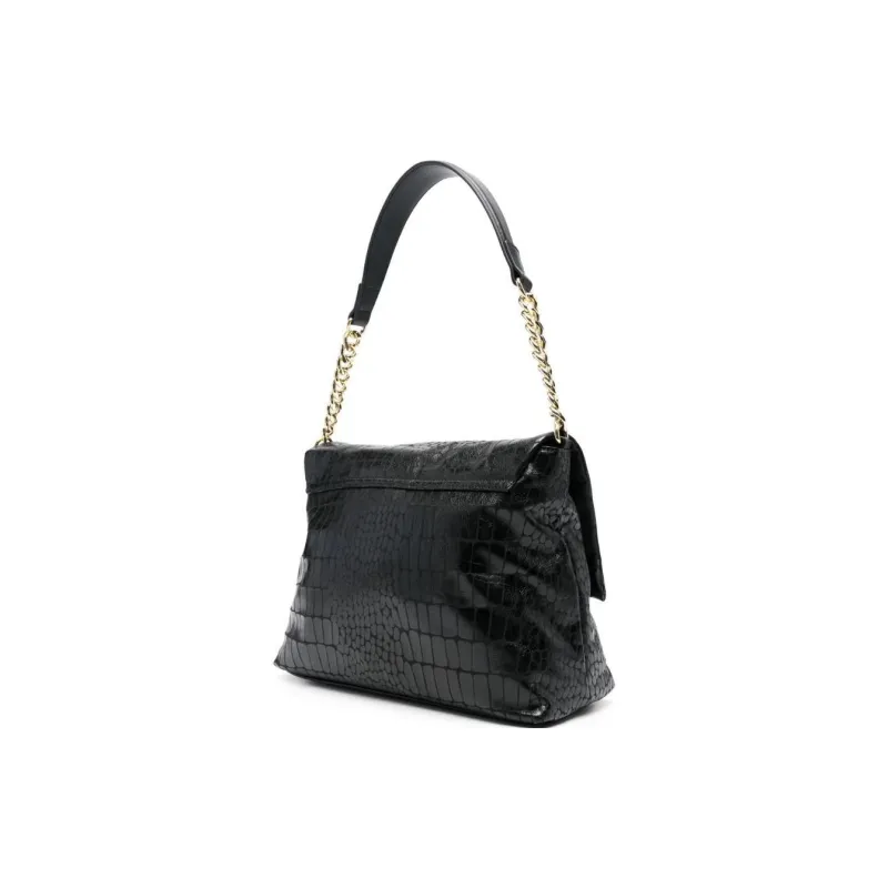 LOVE MOSCHINO Croc print Shoulder Bag-1