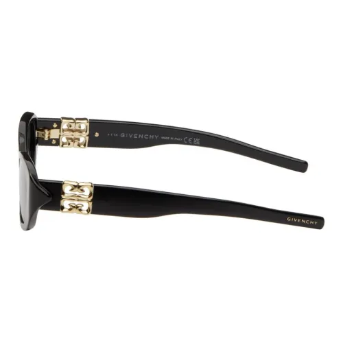 GIVENCHY Acetate Oval Sunglasses Women's Black