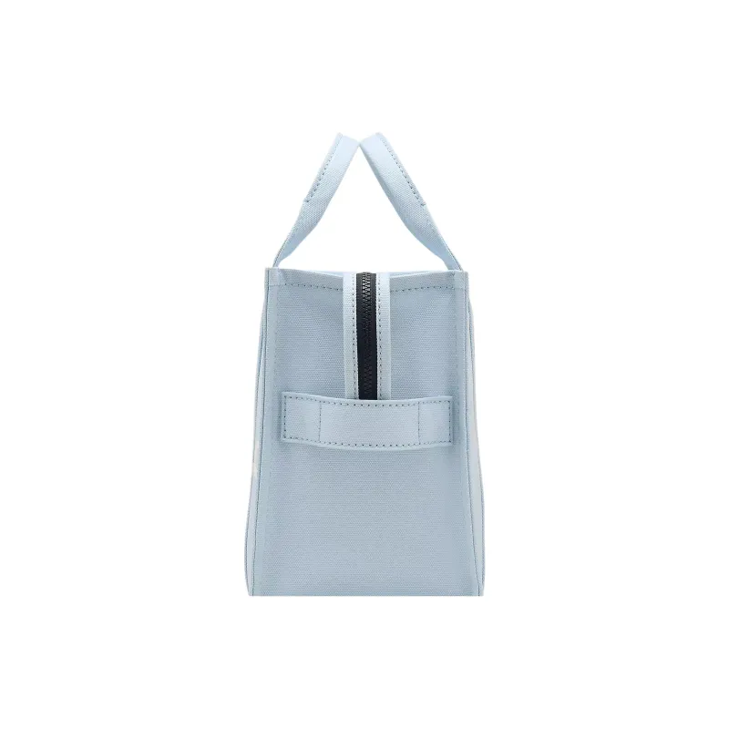 MARC JACOBS Cotton Tote Bag, Shopping Bag, Shoulder Bag, Crossbody Bag, Handbag Medium Size Women's Light Blue-1
