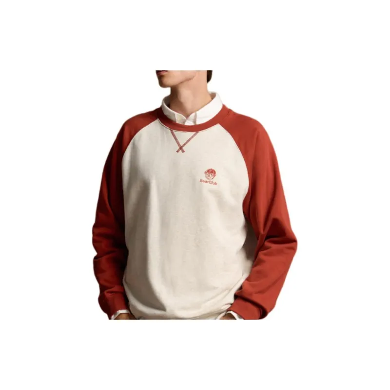 Teenie Weenie Men Sweatshirt Unisex Orange-6