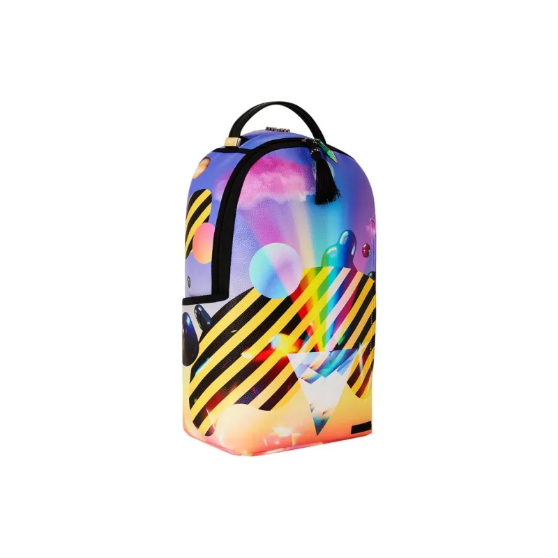 SPRAYGROUND Artificial Leather Backpack Unisex Rainbow-2