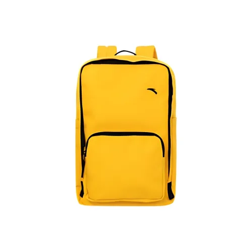 Anta Variety Training Collection Fabric Travel Bags Laptop Bags Backpack Regular Unisex Yellow