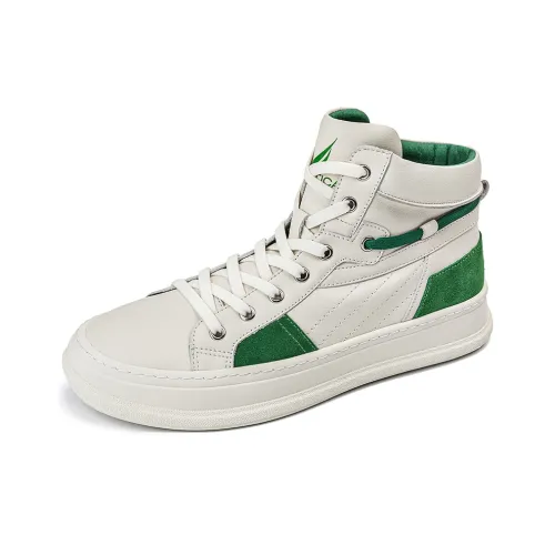 NAUTICA Casual Shoes Men High-Top White/Green