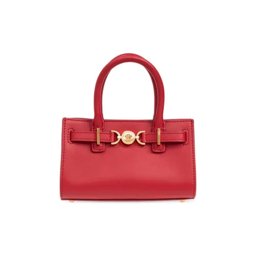 FANSIZHE Medusa '95 Leather Tote Bag Shopping Bag Shoulder Bag Crossbody Bag Handbag Regular Women's Red
