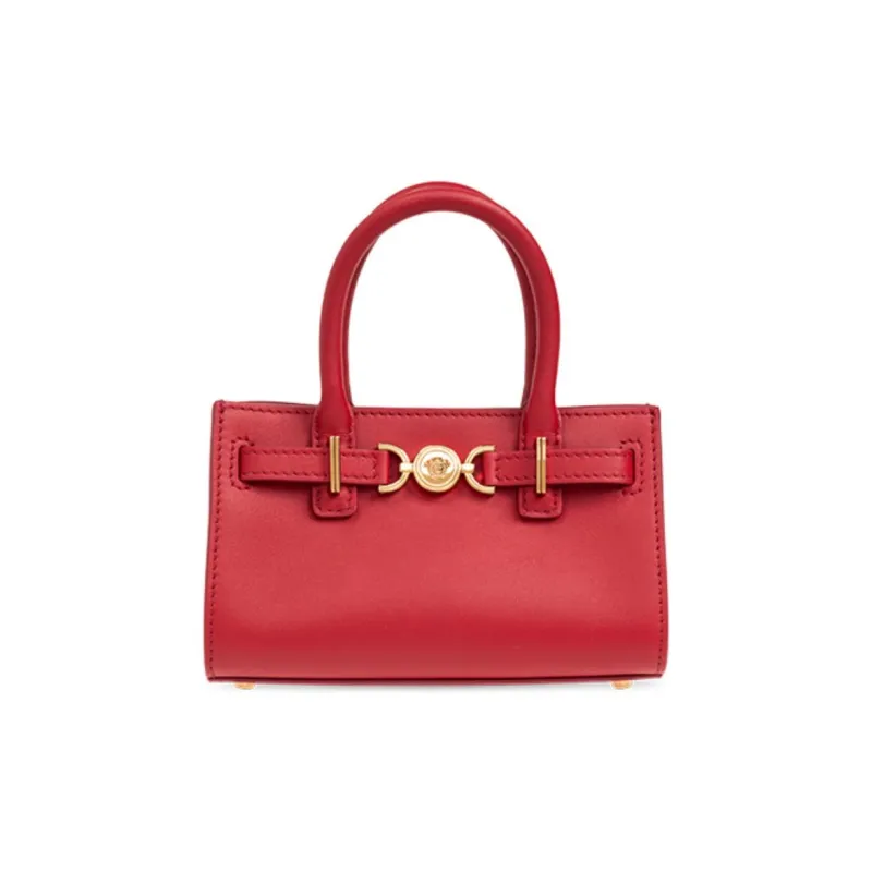 FANSIZHE Medusa '95 Leather Tote Bag, Shopping Bag, Shoulder Bag, Crossbody Bag, Handbag Regular Women's Red-0