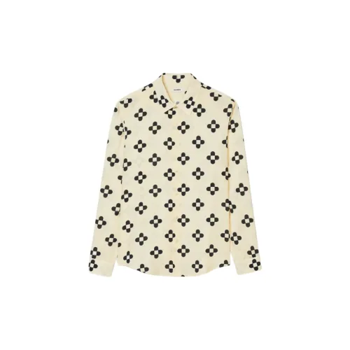 Sandro Geometric-print Poplin Shirt